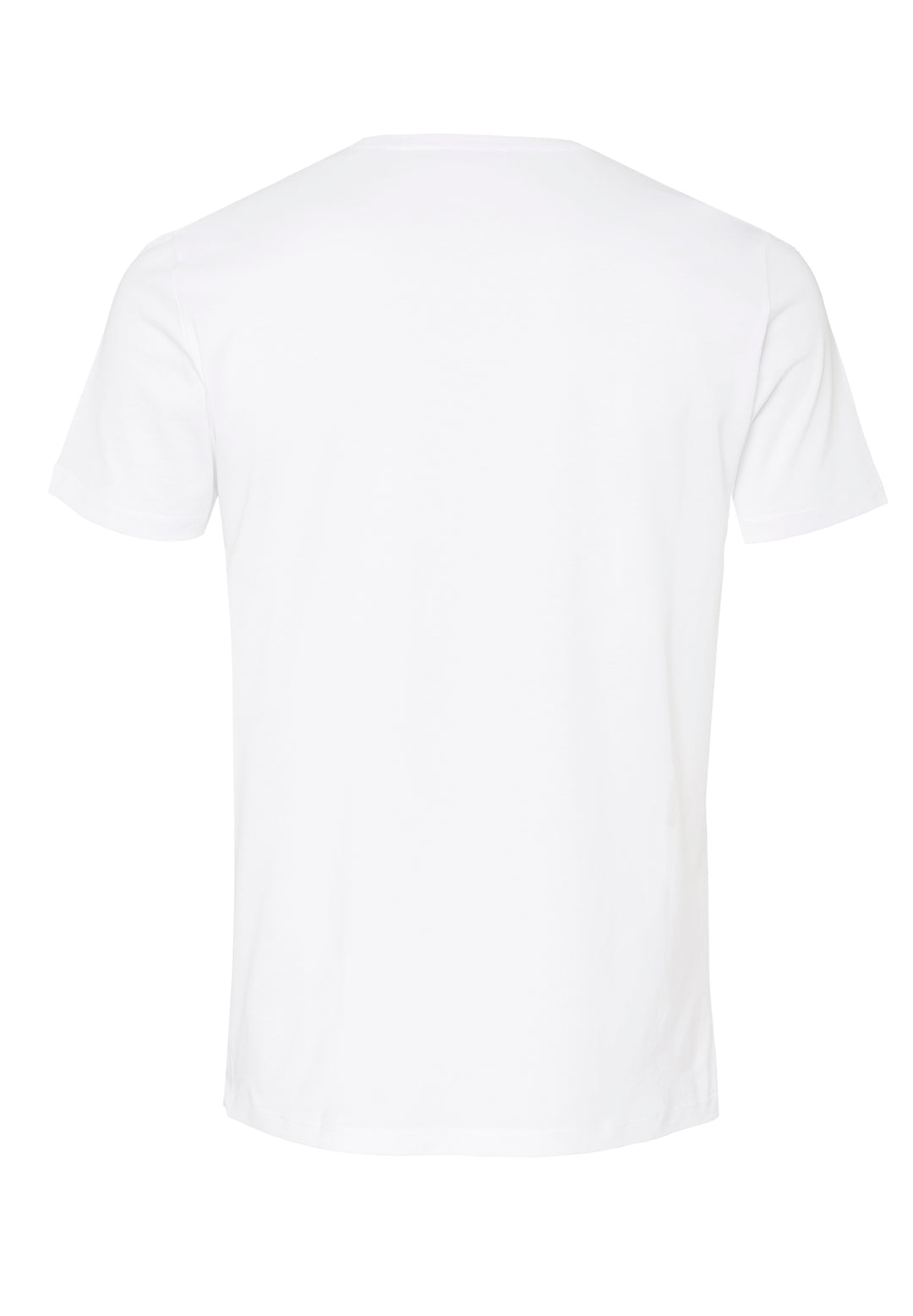 T-Shirt white slim fit Rundhals