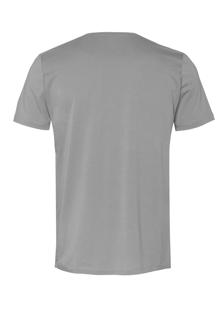 T-Shirt shark grey slim fit crew neck