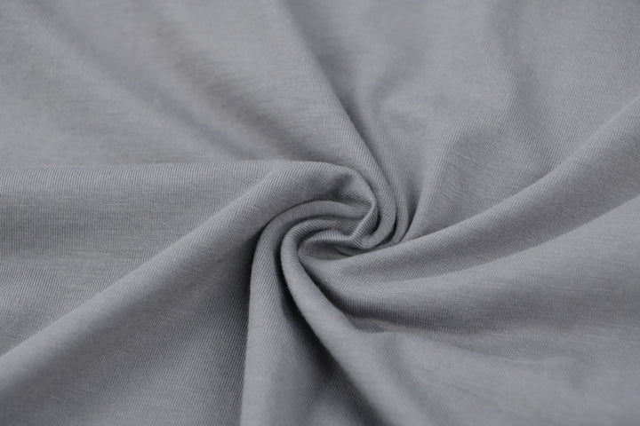 T-Shirt shark gray slim fit V-neck