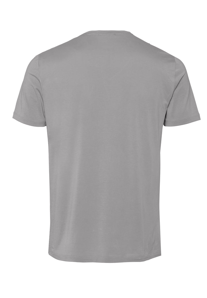 T-Shirt shark grey slim fit Rundhals
