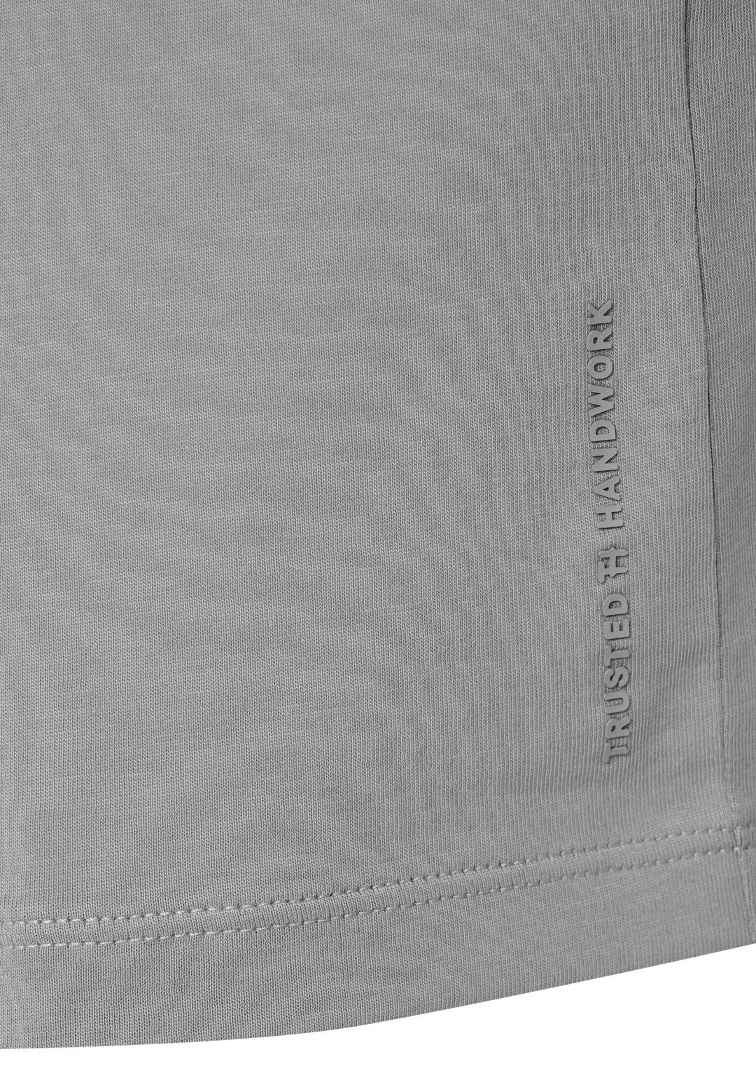 T-Shirt shark grey slim fit Rundhals