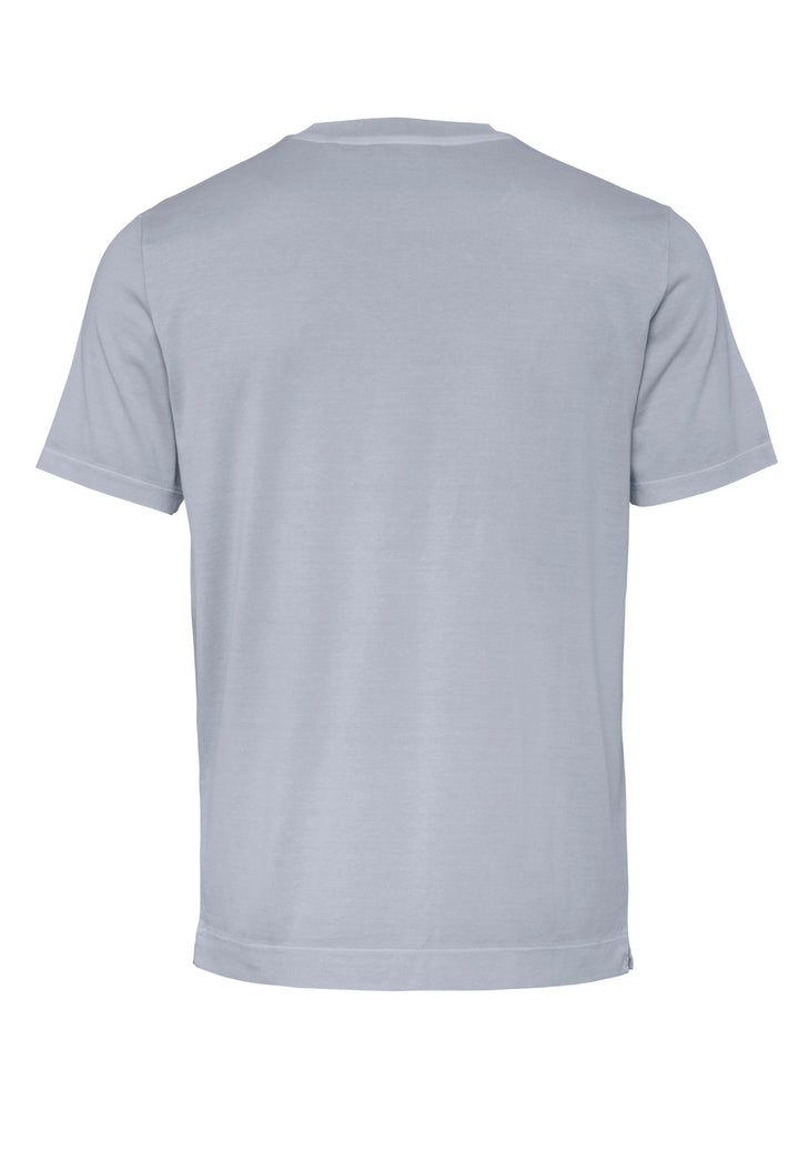 T-Shirt faded ocean slim fit V-neck