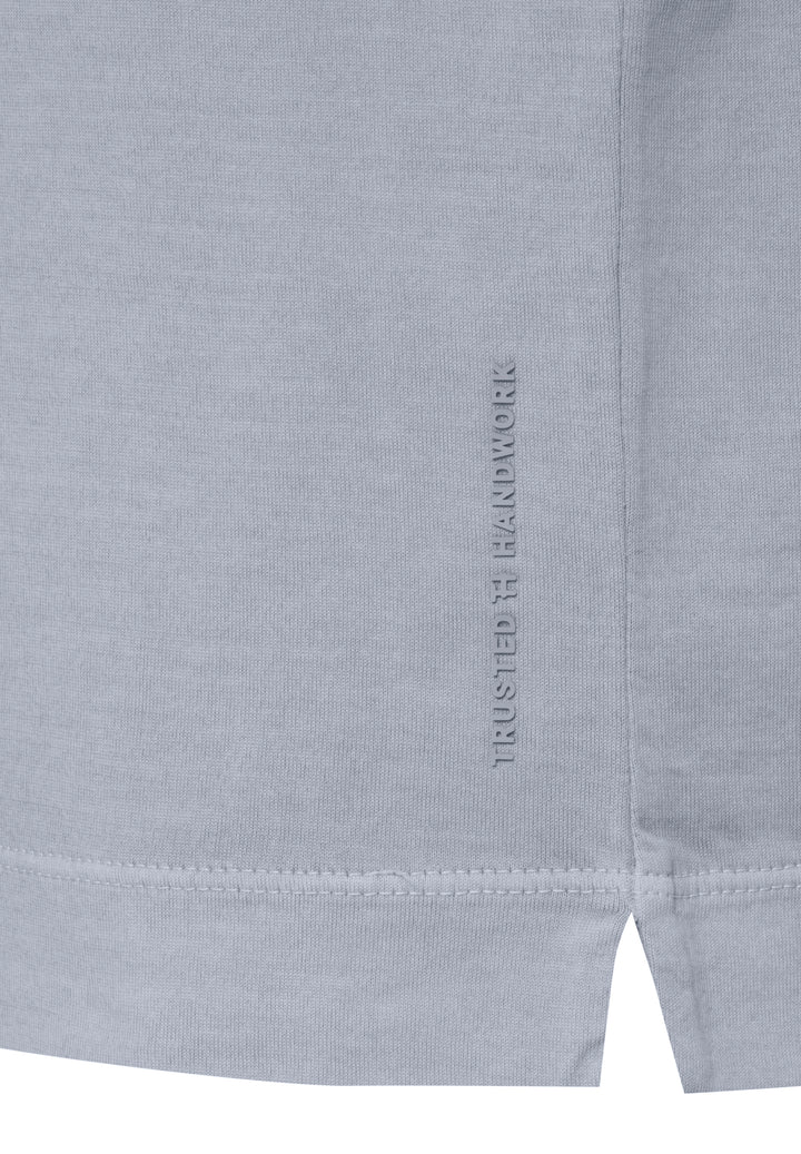 T-Shirt faded ocean slim fit V-neck