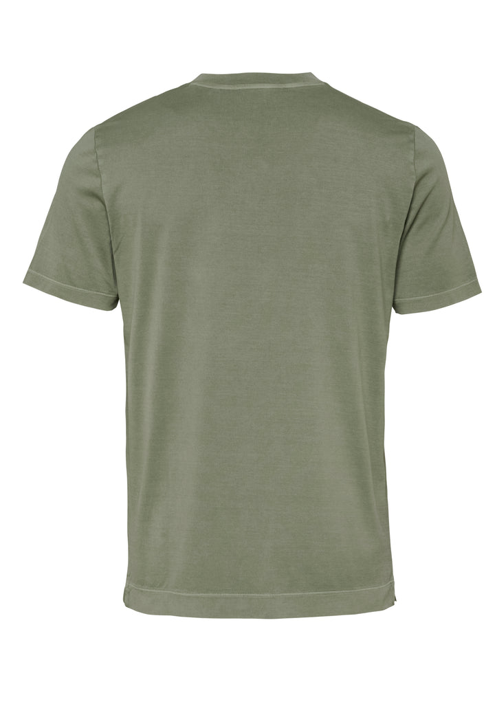 T-Shirt faded pine slim fit V Neck