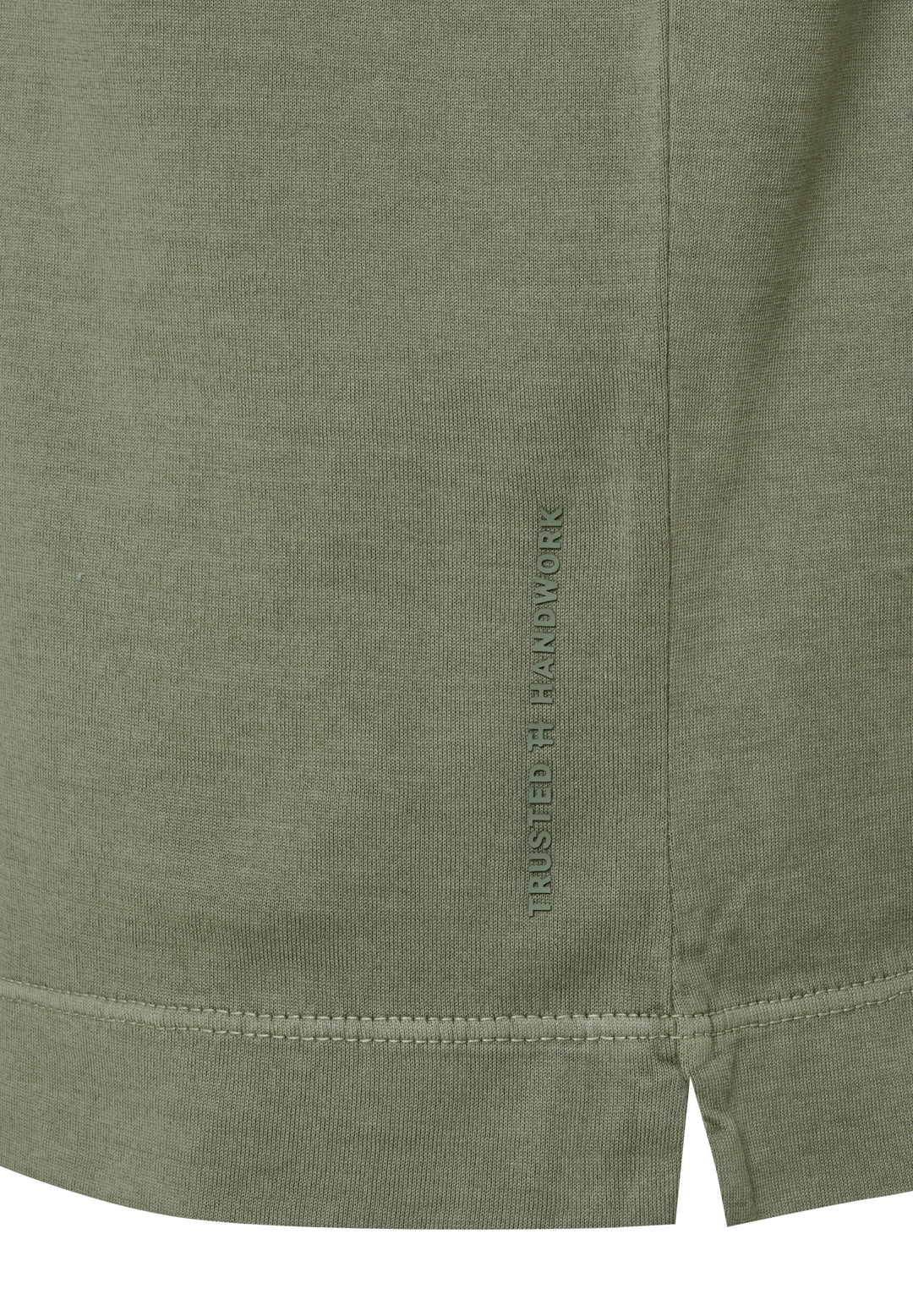 T-Shirt faded pine slim fit V Neck