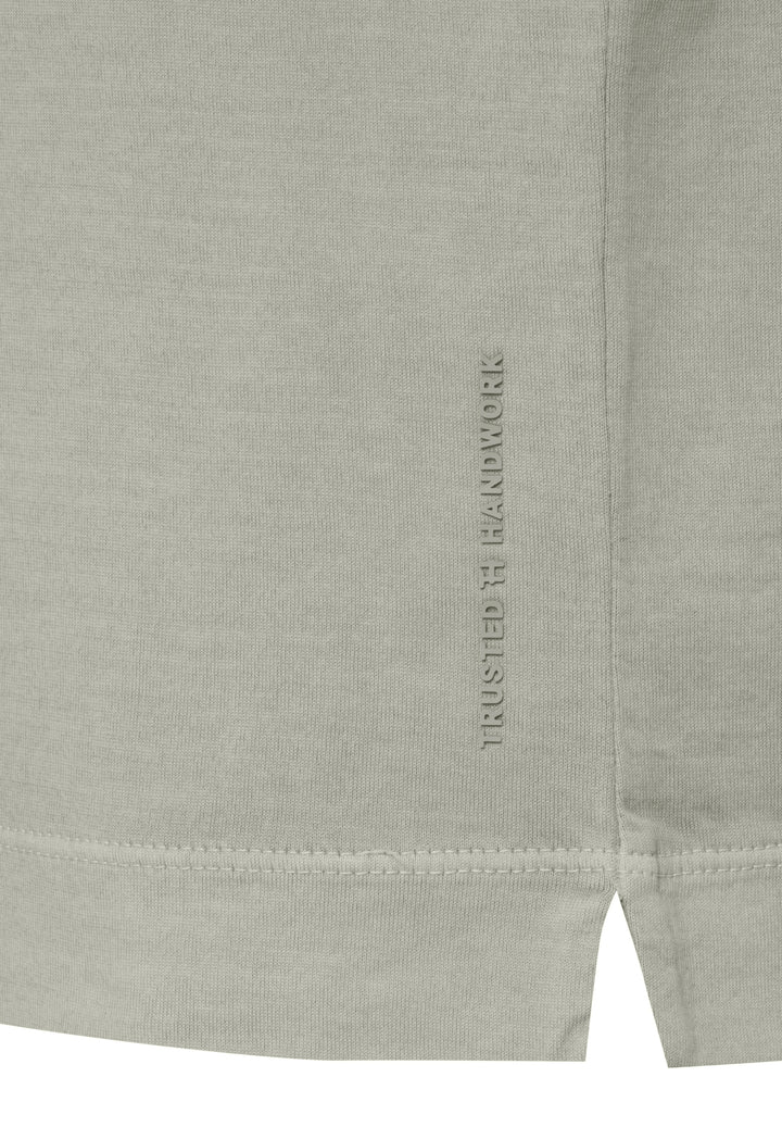 T-Shirt white willow slim fit V-neck