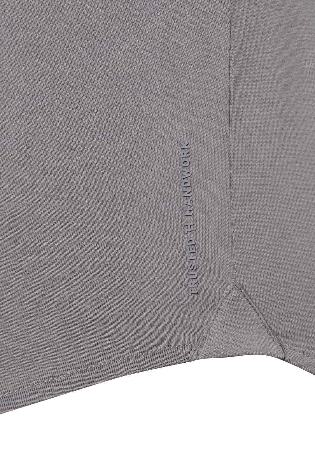 Longsleeve Shirt shark grey regular fit Crew neck
