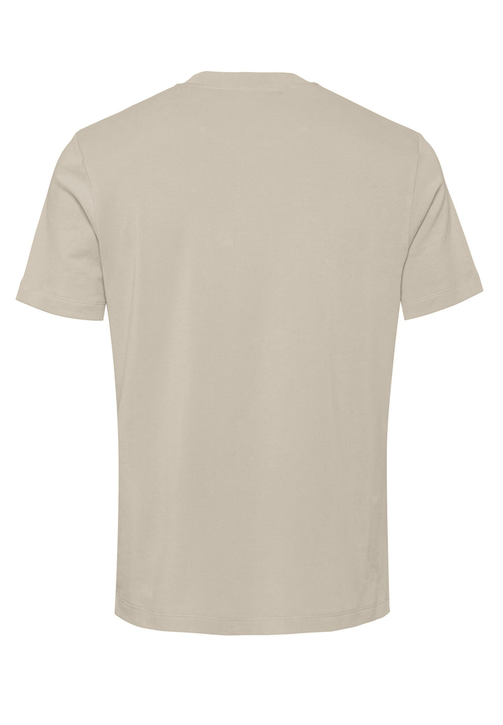 T-Shirt white willow regular fit Rundhals