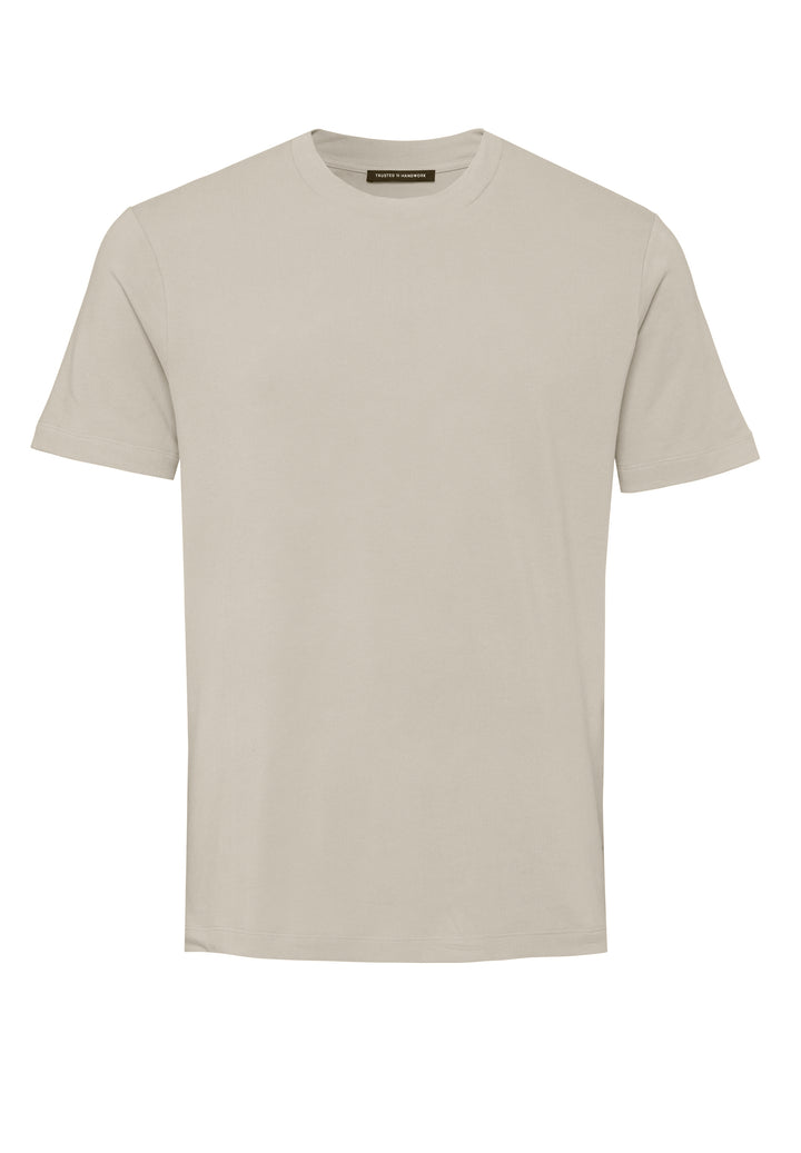 T-Shirt white willow regular fit Rundhals