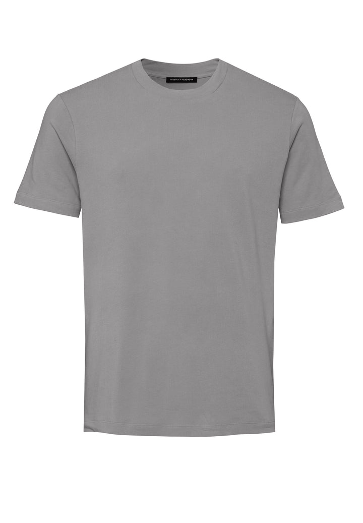 T-Shirt shark grey regular fit Rundhals