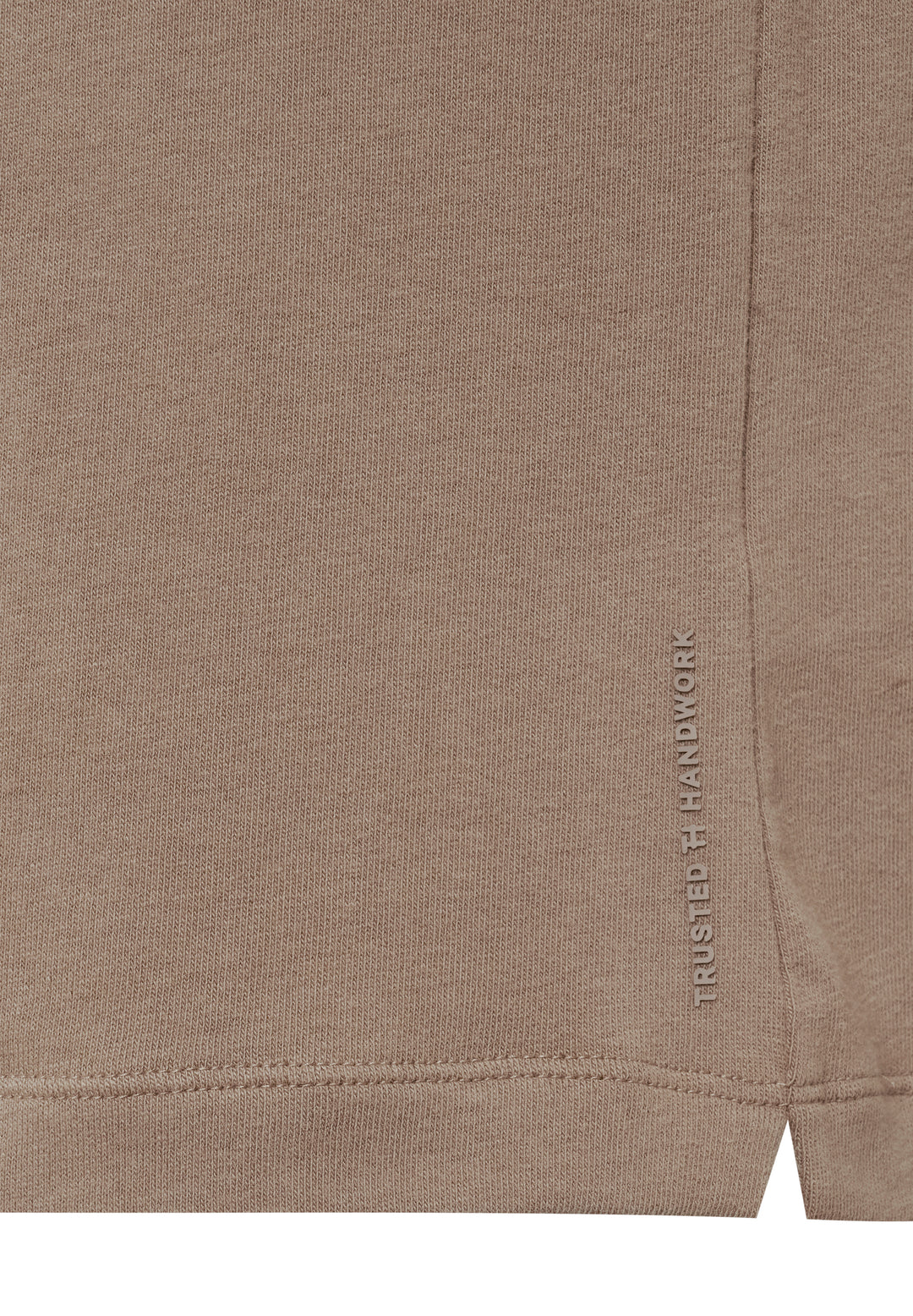 T-Shirt teak regular fit Rundhals