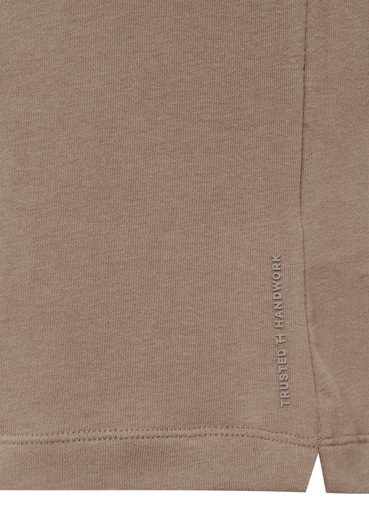 T-Shirt teak regular fit Rundhals