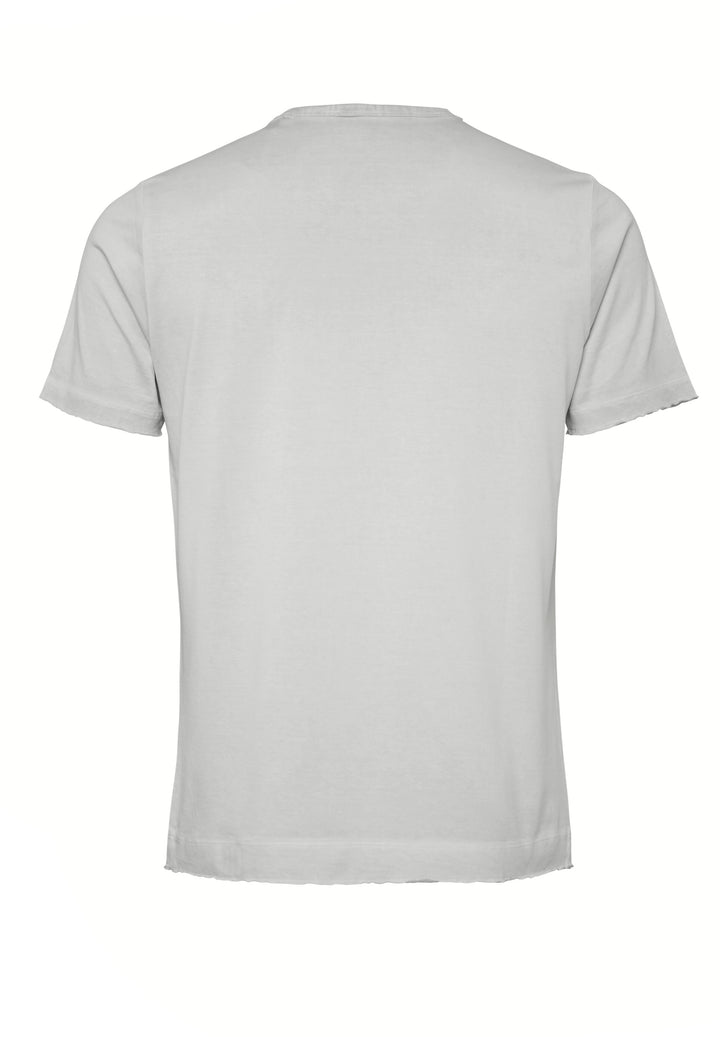 T-Shirt shark grey slim fit crew neck