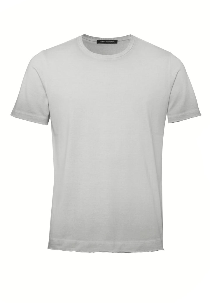 T-Shirt shark grey slim fit crew neck