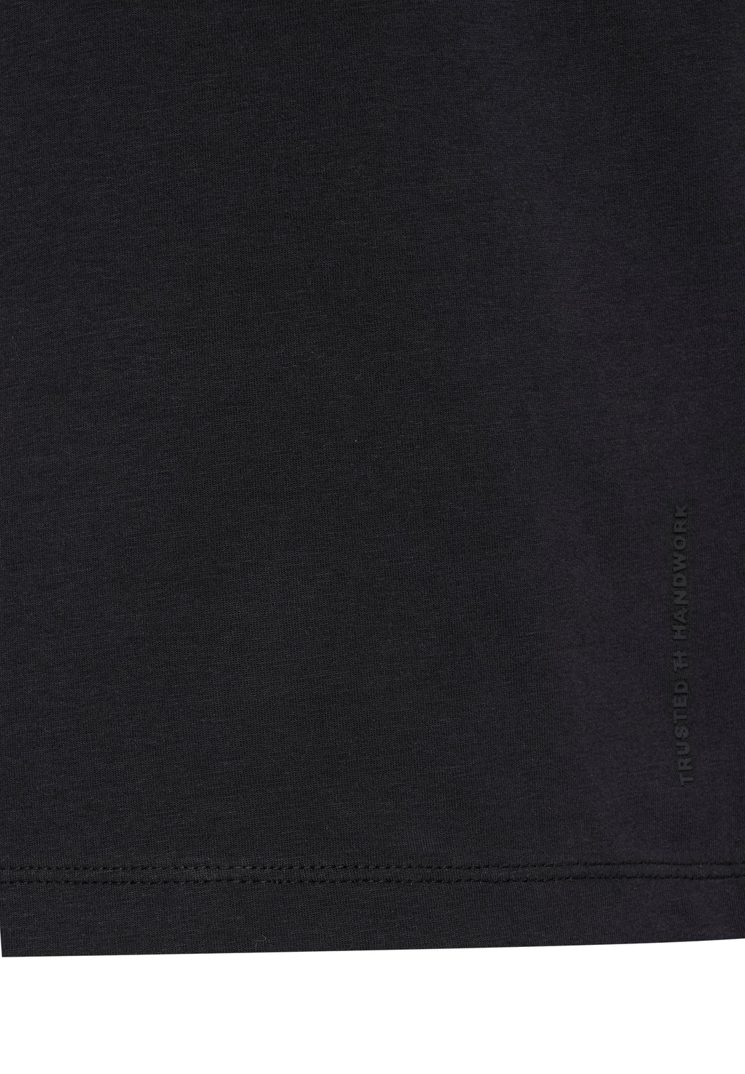 T-shirt black slim fit round neck