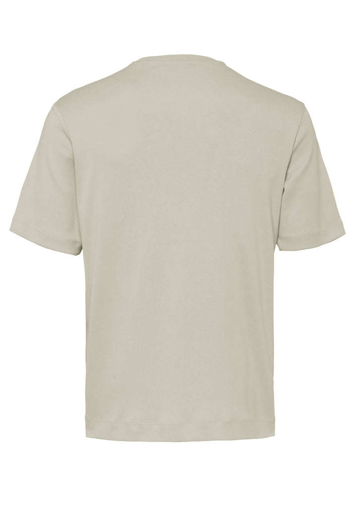 T-Shirt white willow regular fit Rundhals