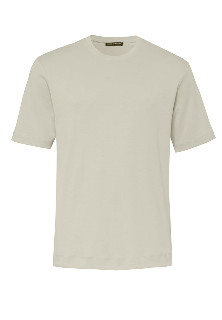 T-Shirt white willow regular fit Rundhals