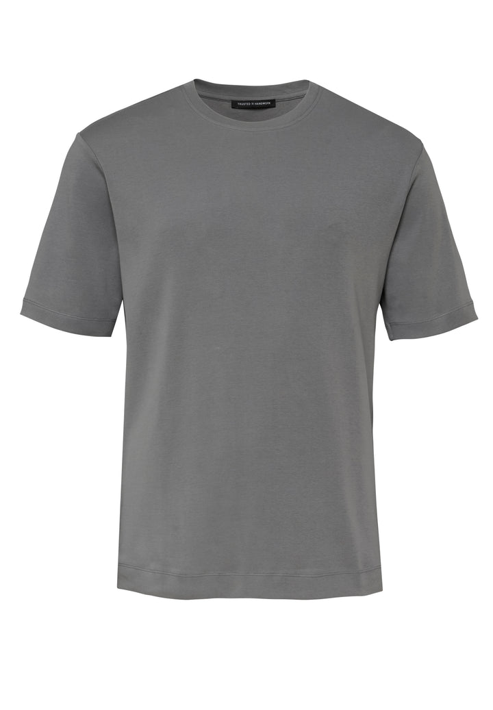 T-Shirt shark grey regular fit Rundhals