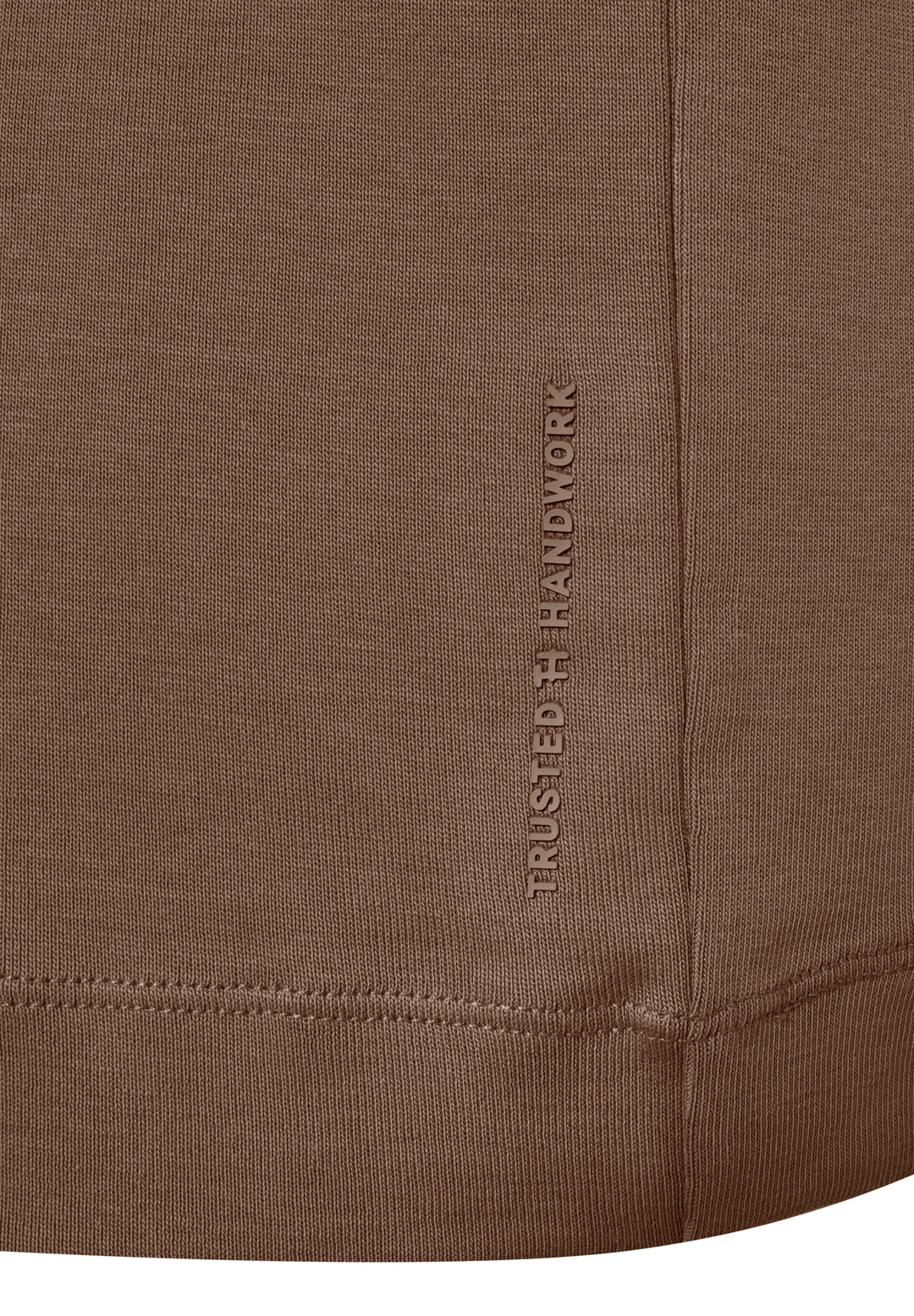 Long-sleeved shirt teak regular fit crew neck