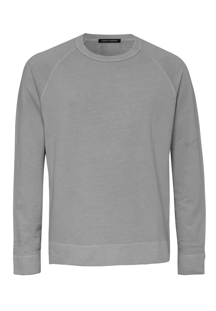 Longsleeve-Shirt shark grey regular fit Rundhals