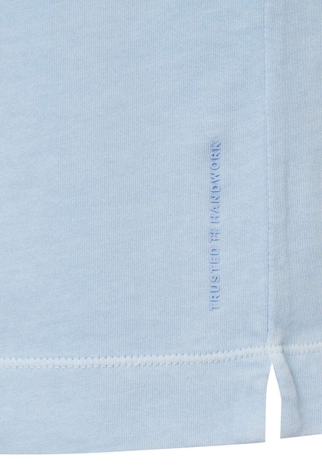 T-shirt salty blue slim fit round neck