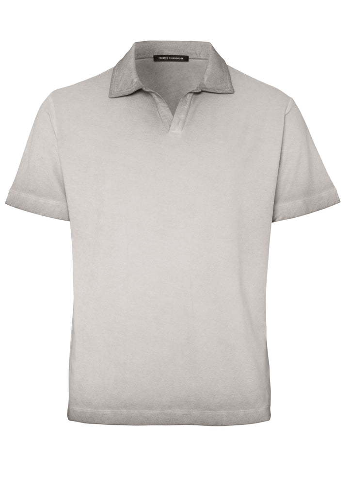 Polo shark grey regular fit polo collar