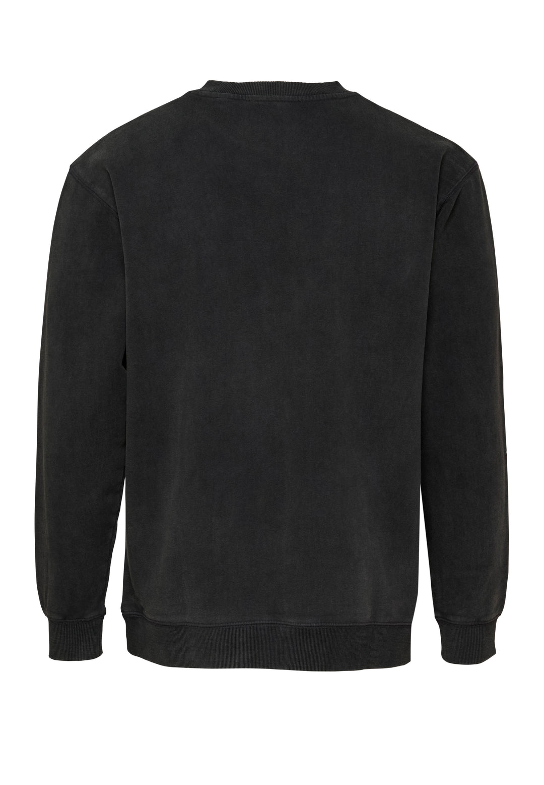 Long-sleeve shirt navy regular fit crew neck