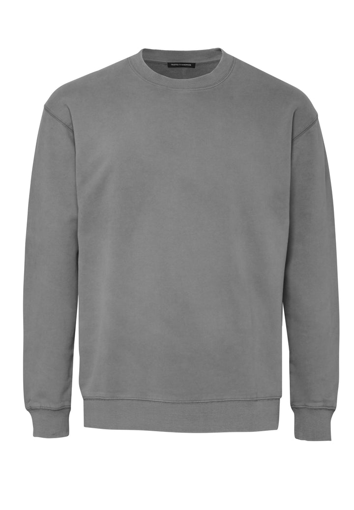 Sweatshirt shark grey regular fit crew neck