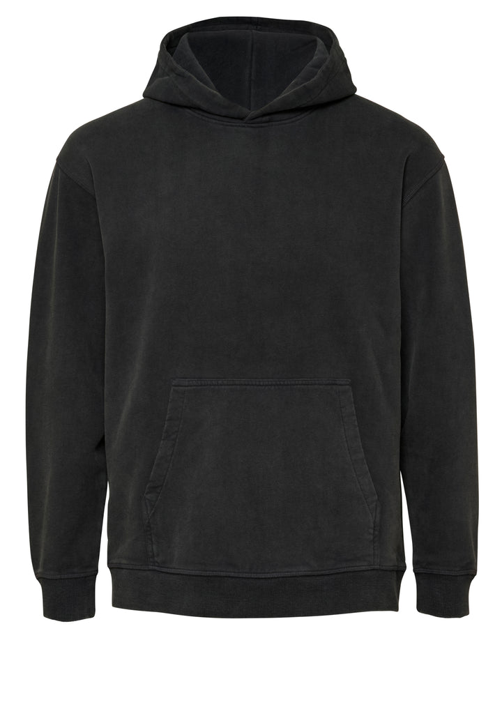 Long-sleeved Shirt navy regular fit crew neck
