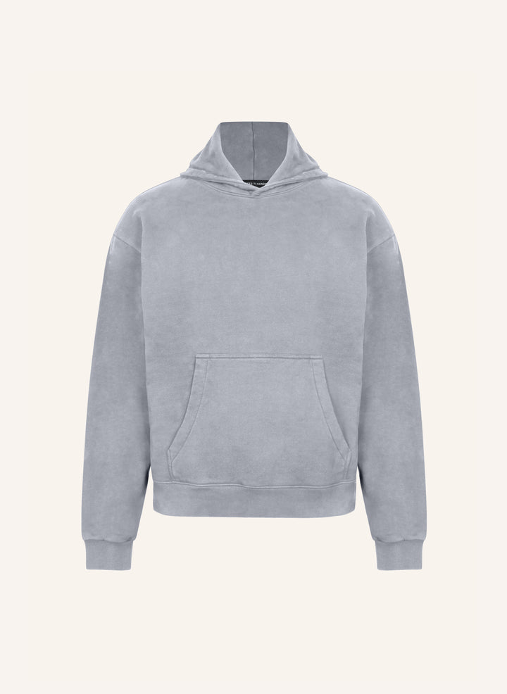 Longsleeve Shirt faded ocean regular fit Rundhals