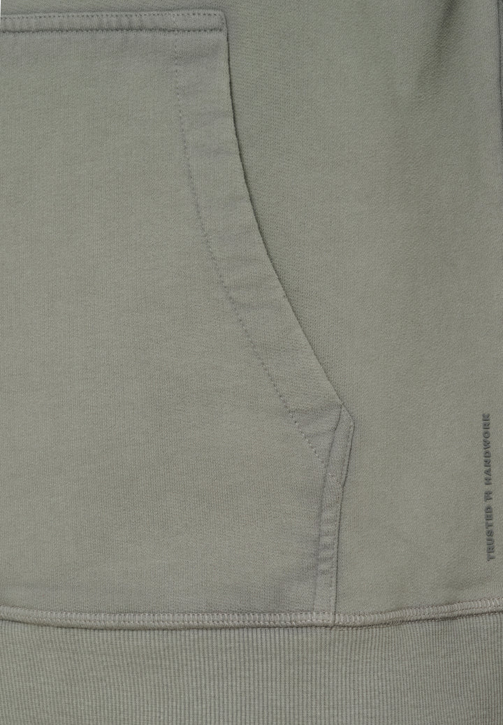 Long-sleeve shirt, faded pine, regular fit, round neck