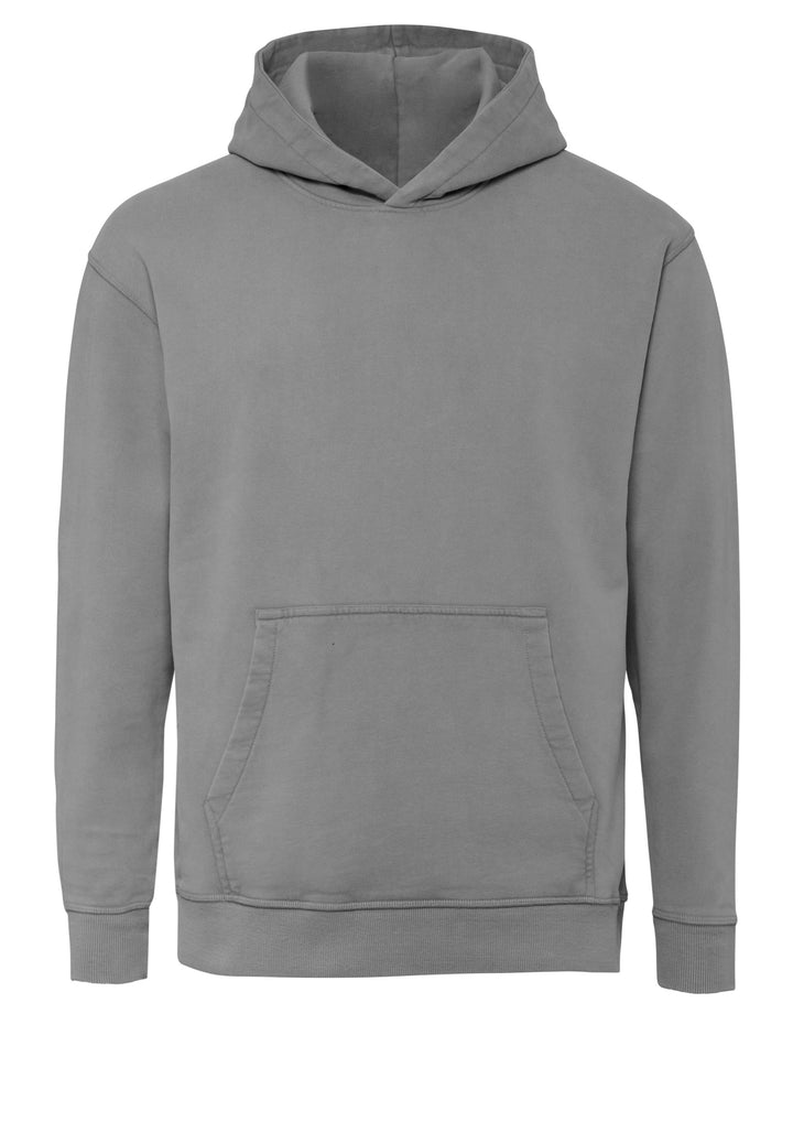 Longsleeve Hoodie shark grey regular fit