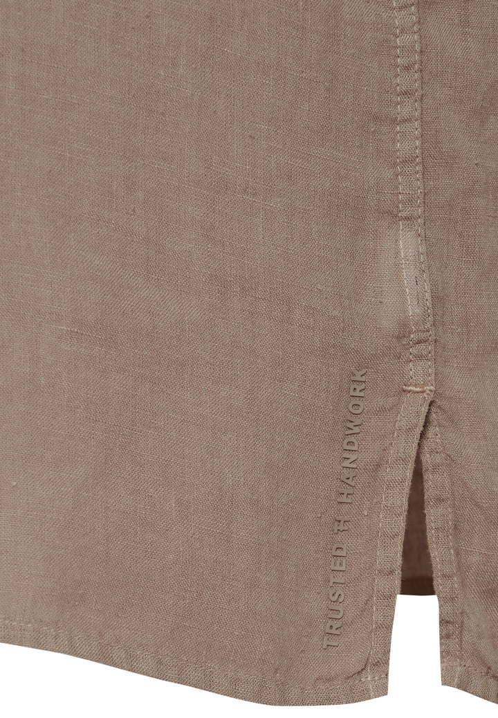 Shirt teak regular fit crew neck