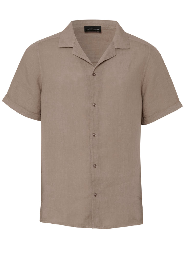 Shirt teak regular fit crew neck