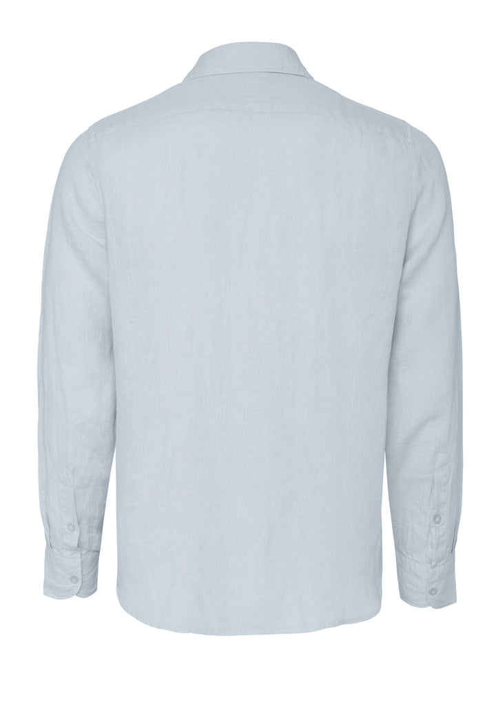 Long-sleeve shirt faded ocean regular fit crew neck