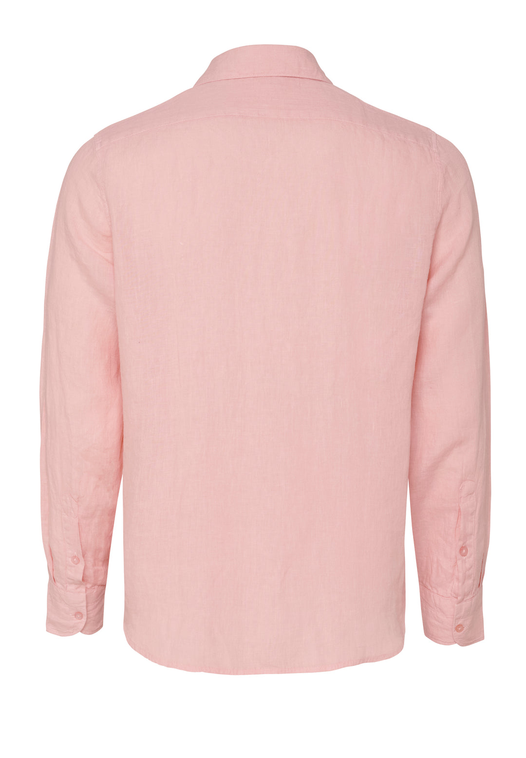 Long-sleeve shirt coral stone regular fit crew neck