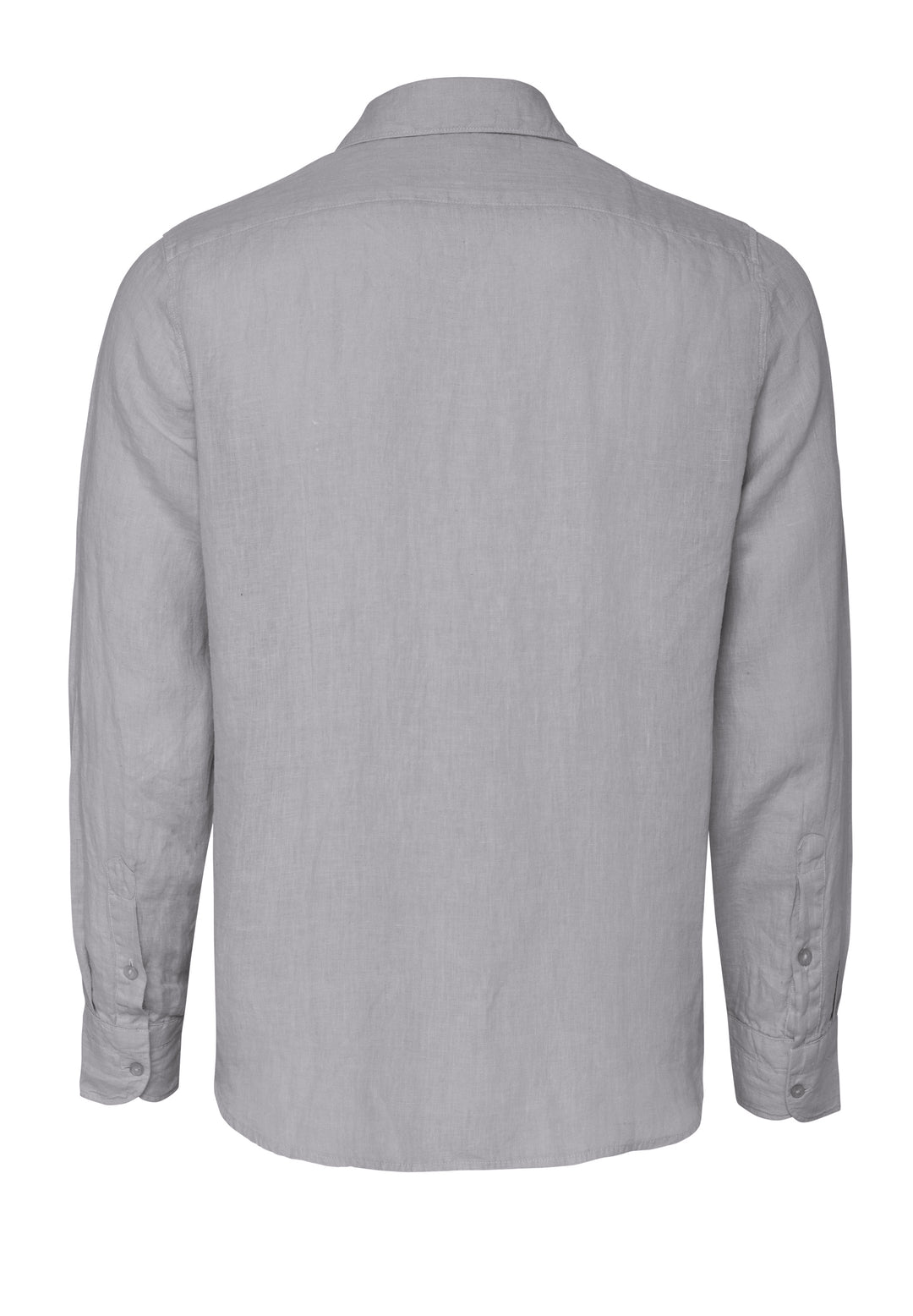 Shark grey regular fit crew neck shirt