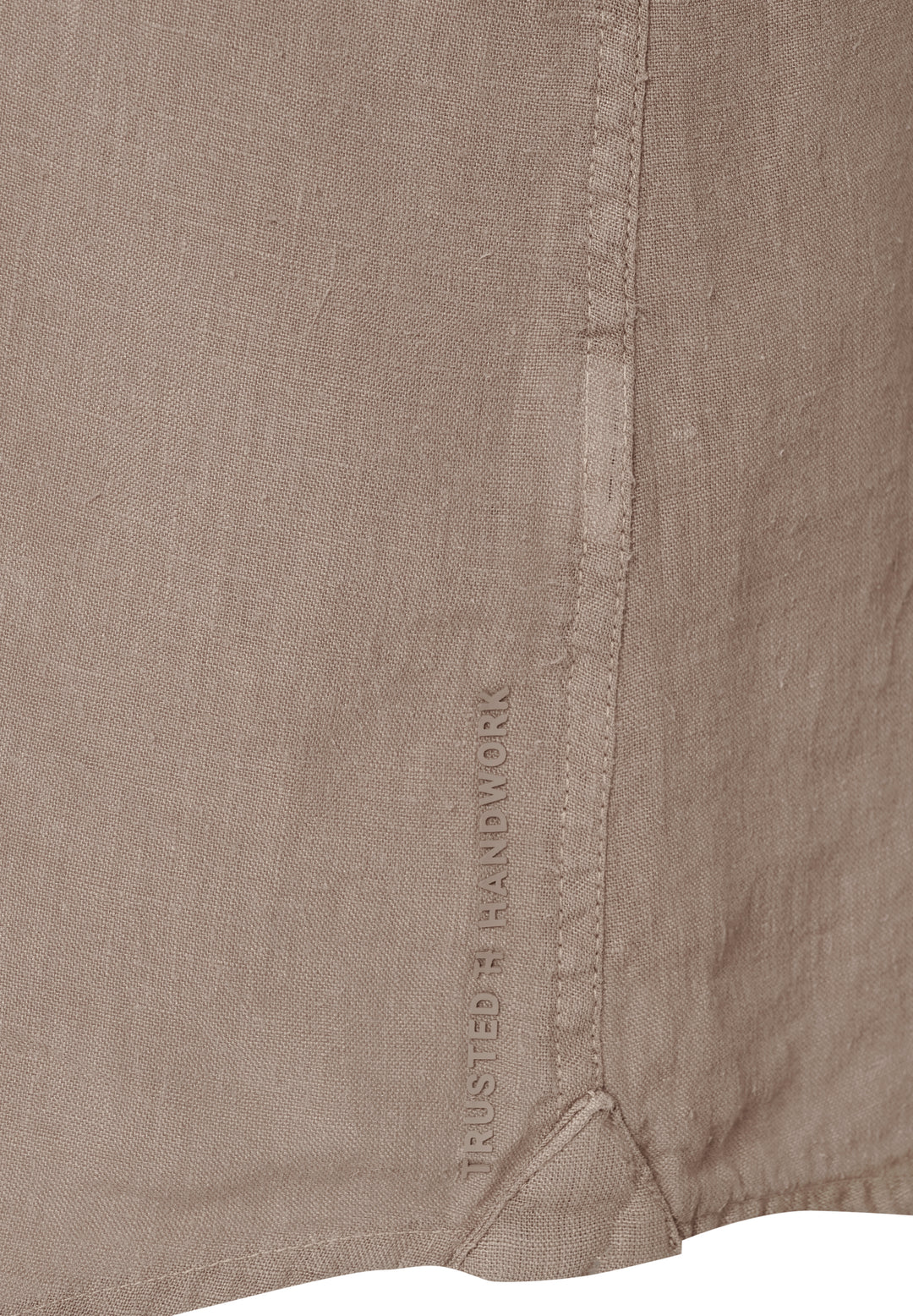 Long-sleeve shirt teak regular fit crew neck