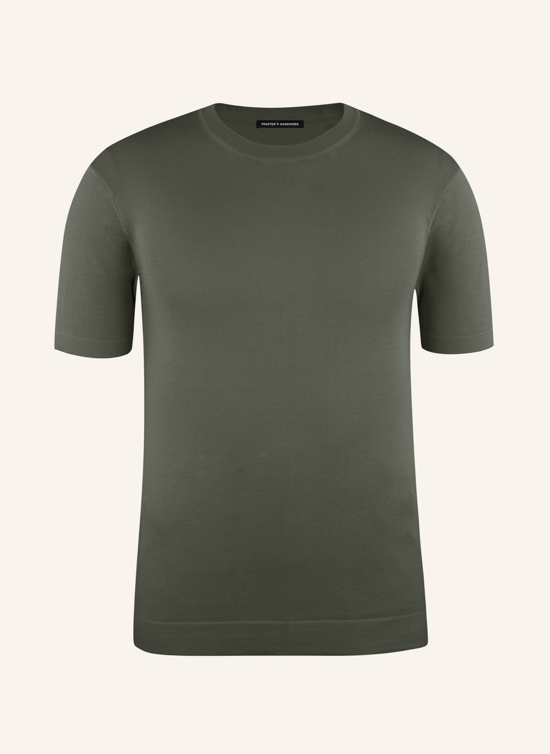 T-Shirt faded pine slim fit Rundhals