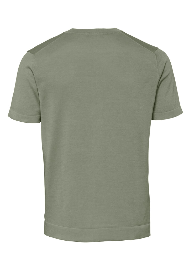 T-Shirt faded pine slim fit Rundhals