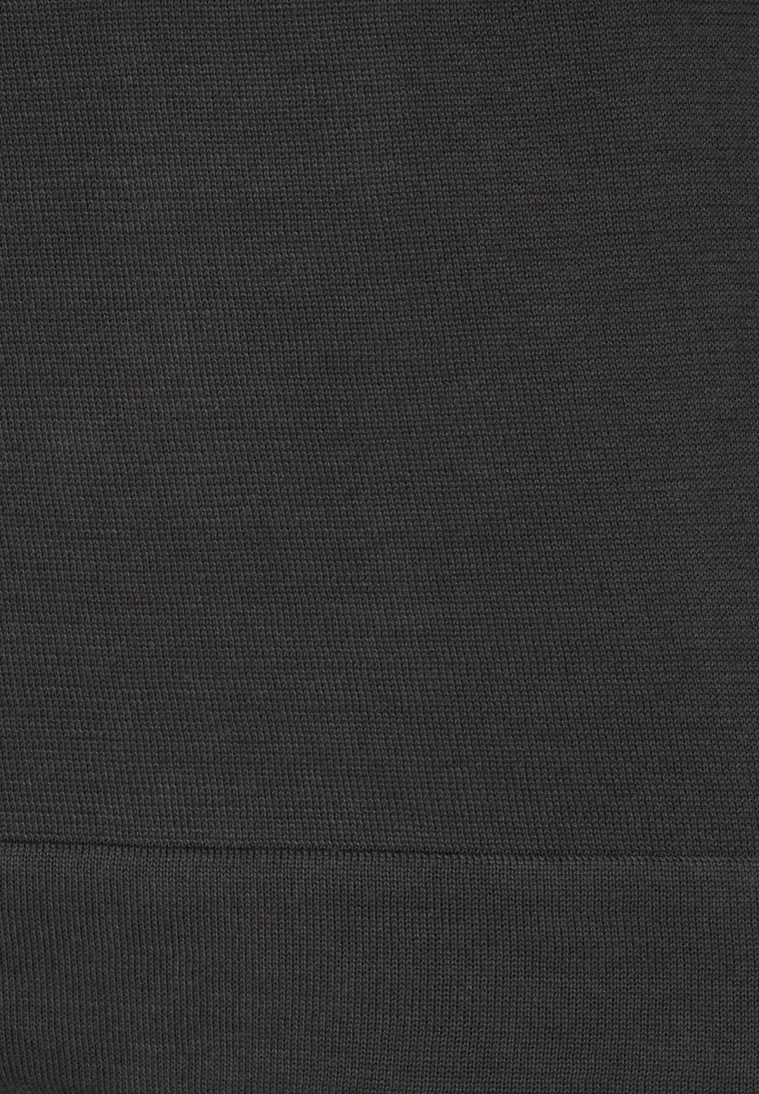Knitted T-shirt graphite slim fit crew neck
