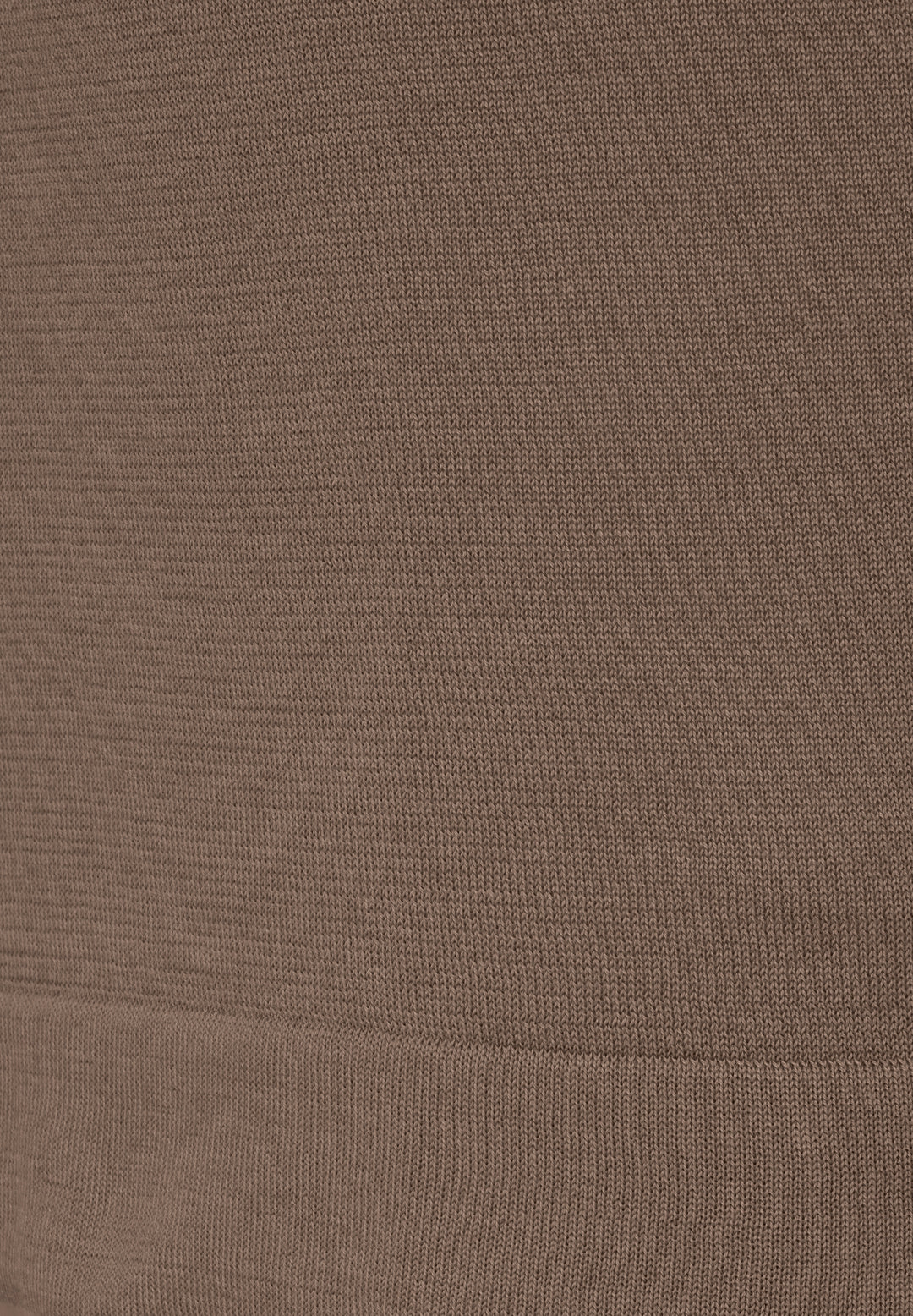 Knitted T-shirt teak slim fit crew neck