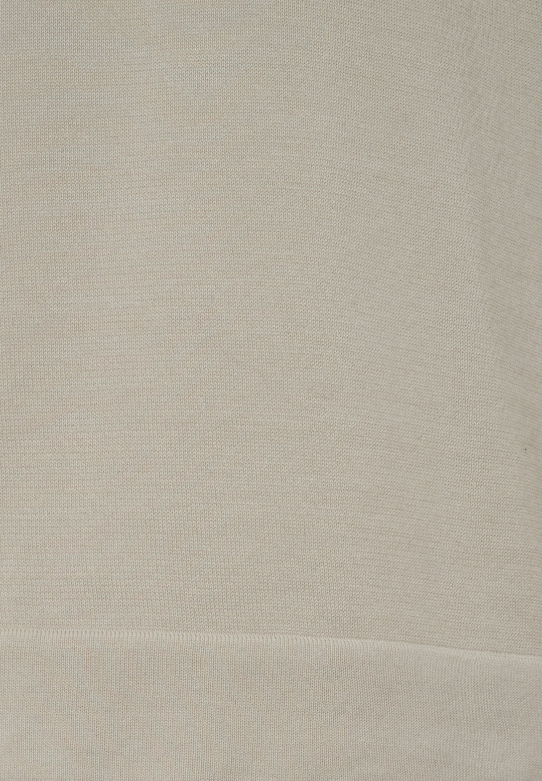 Knitted Long-Sleeve Shirt Linen Slim Fit Round Neck