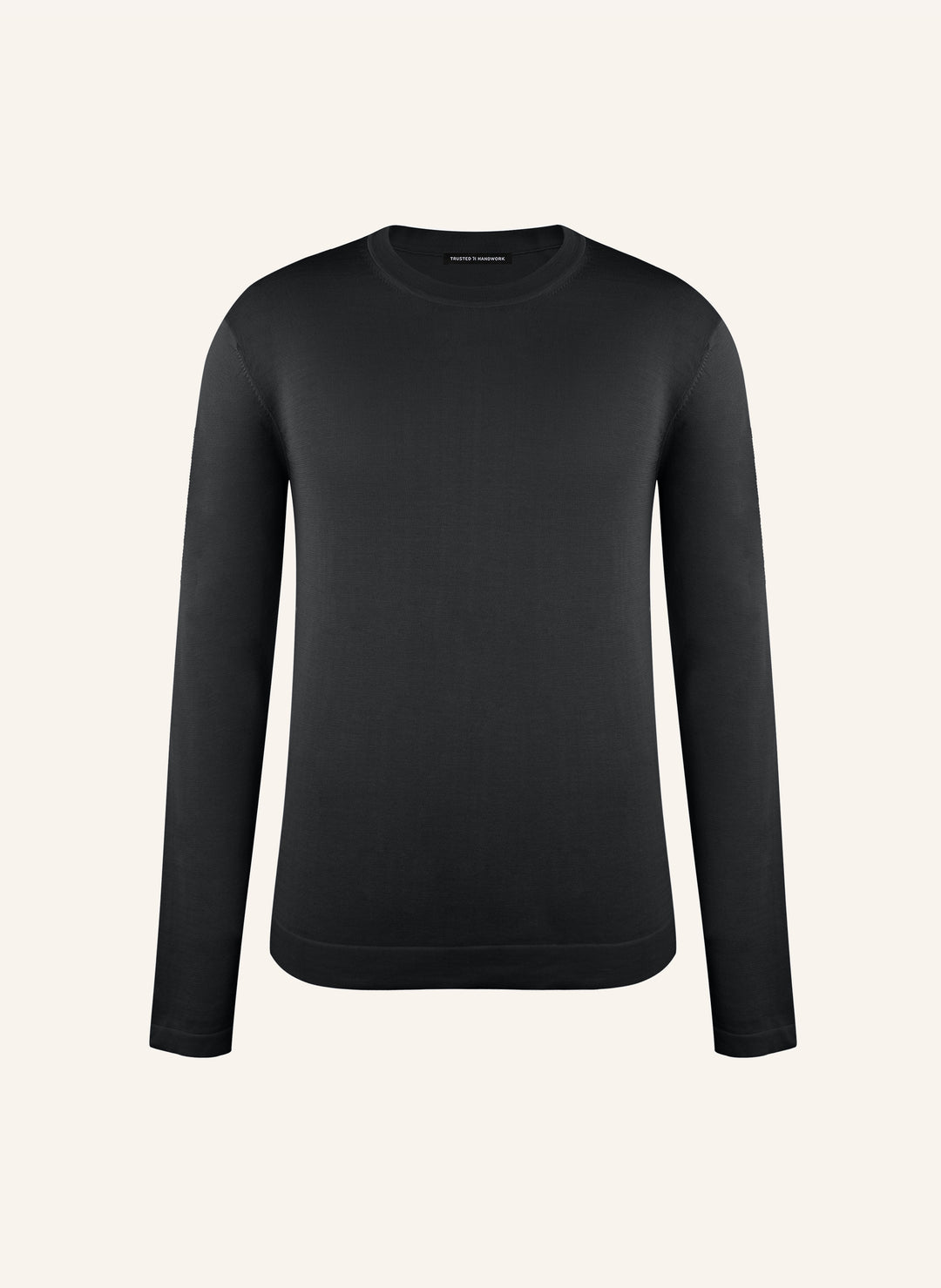 Longsleeve Shirt graphite slim fit Rundhals