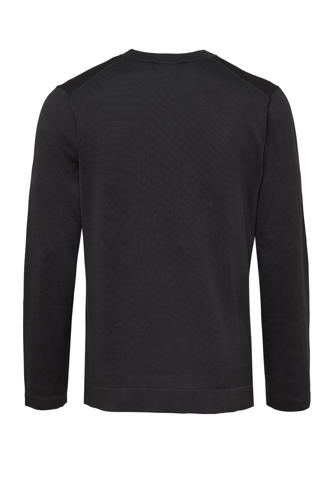 Longsleeve Shirt graphite slim fit Rundhals