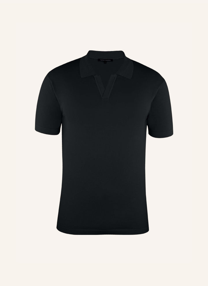 Polo graphite slim fit Polo collar