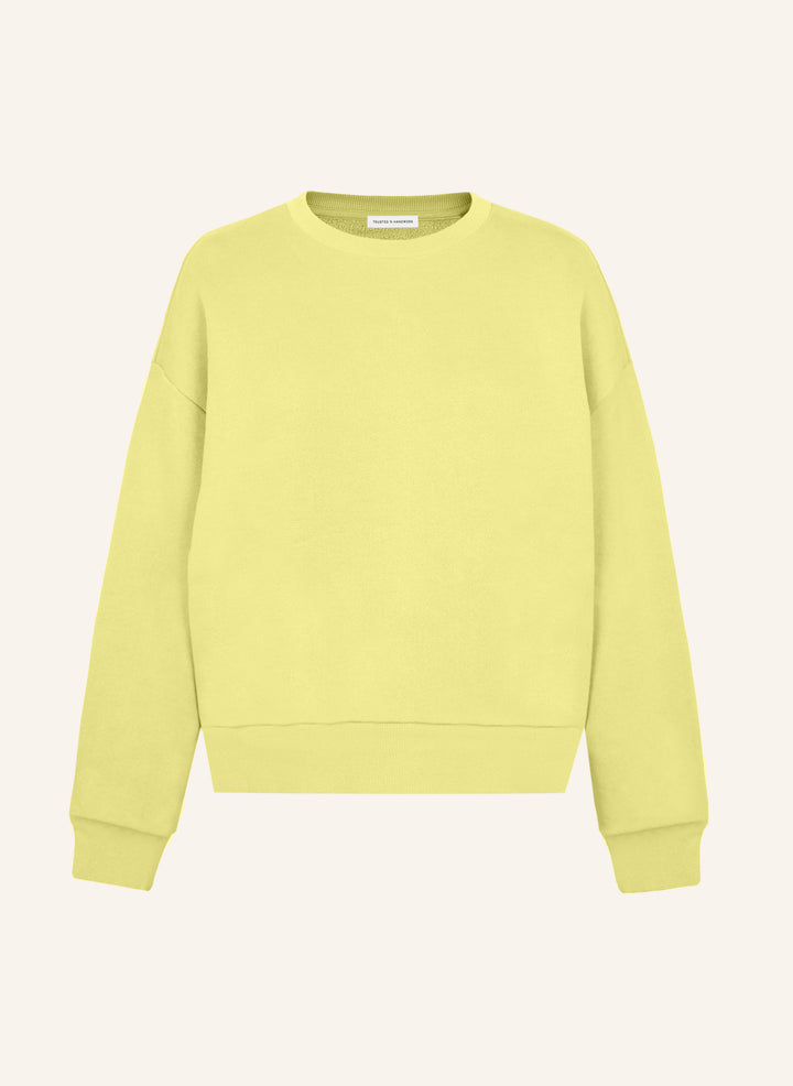 Long-Sleeve Shirt Women lemon regular fit crew neck