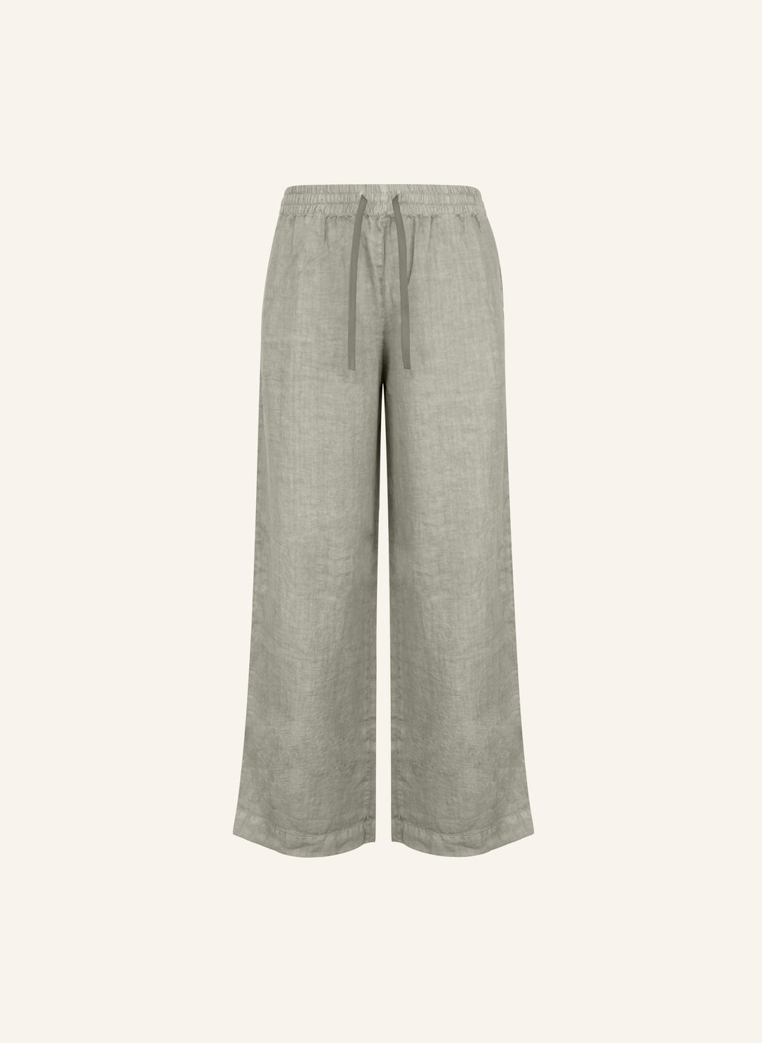 Women's regular fit linen trousers