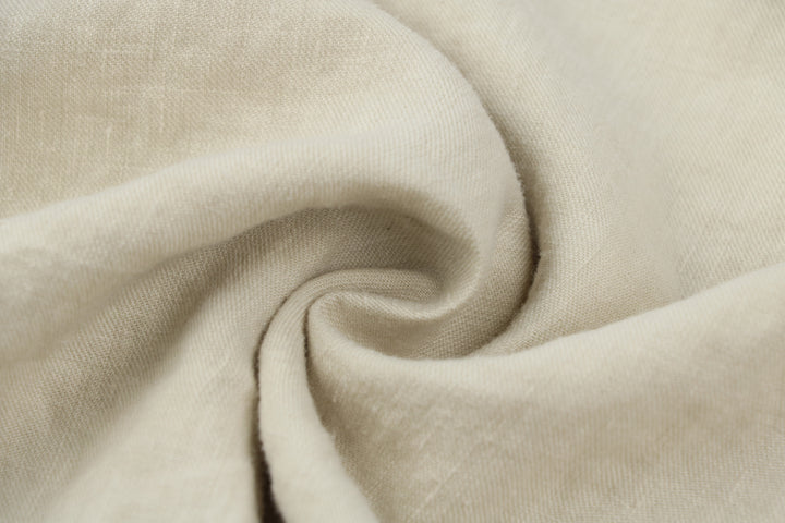 Dress Woman linen regular fit Rundhals