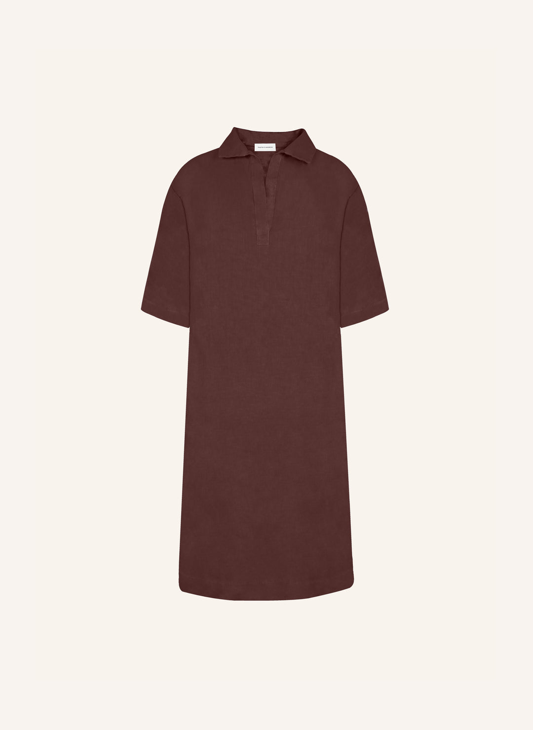 Dress Woman cranberry regular fit Rundhals
